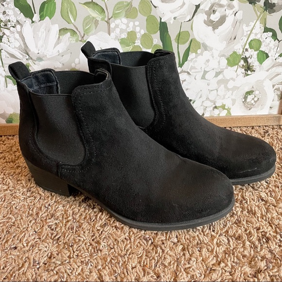 Pop Emmy Black Chelsea Ankle Booties 